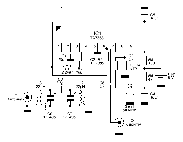 Ta7358ap схема включения